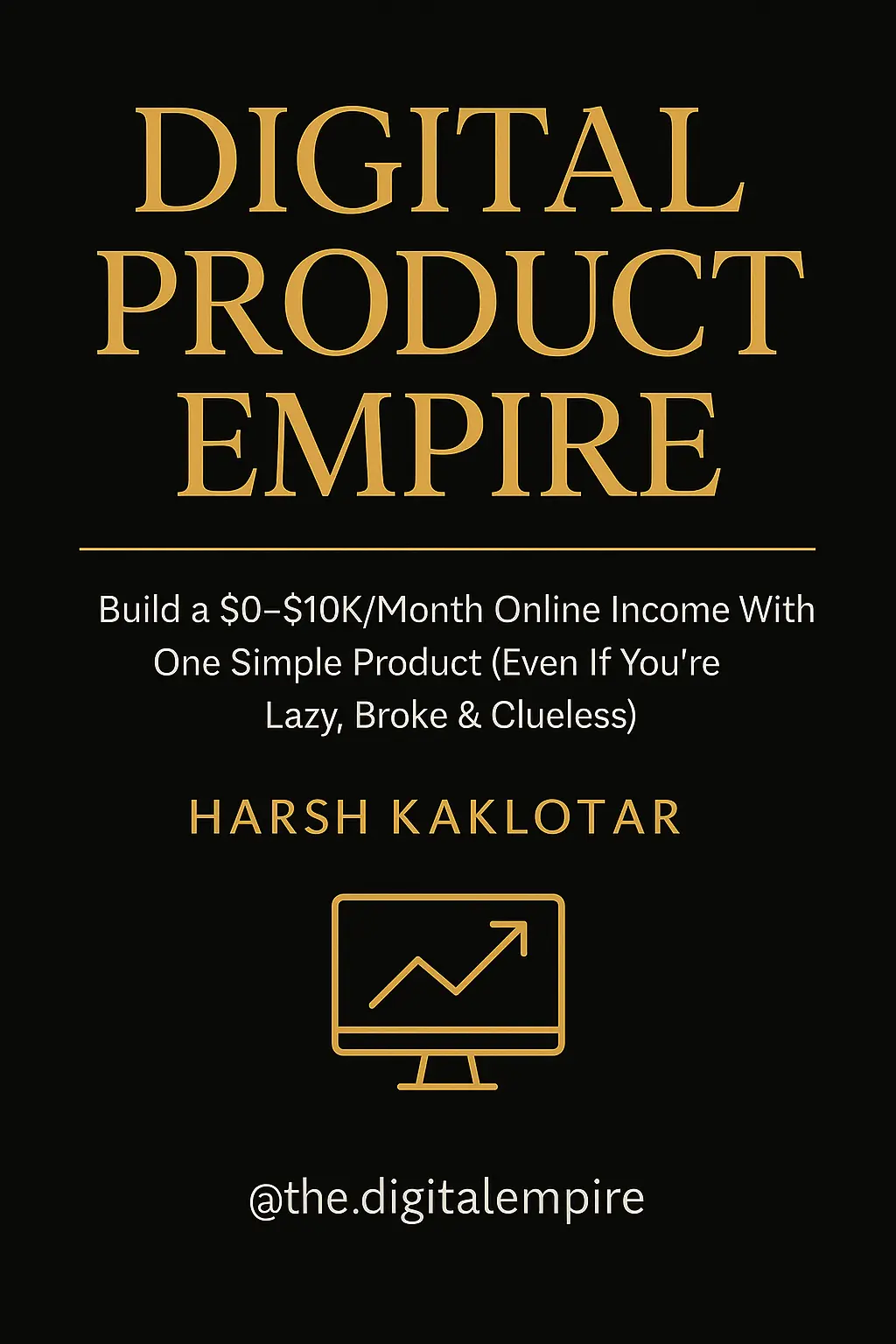 Digital Product Empire Book